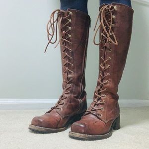 Frye Campus Lug Lace Boots size 7